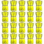 Gravitech 50 GSM Green Safety Jacket with 2" PVC Reflective Tape GI-RJ-01 (Pack of 20)