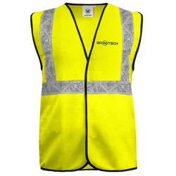 Gravitech Pack of 50 50 GSM Green Safety Jacket with 2" PVC Reflective Tape GI-RJ-01