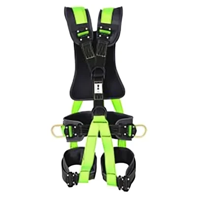 Gravitech GI-7056 Full Body Harness-UV Resistant 44mm Polyester, Multiple D-Rings, Fall Arrest & Work Positioning