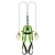 Gravitech GI-7012 Pack of 1, 5 Full Body Harness with EA-FL-02 Forked Lanyard, Fall Arrest, Construction & Climbing Safety(Pack-1 pc)
