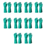 Gravitech Pack of 10 Pairs GI-1000 Nitrile Gloves - 100% Nitrile, Flock Lined, Cut & Puncture Resistant, EN Certified