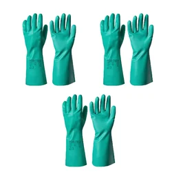 Gravitech Pack of 3 Pairs GI-1000 Nitrile Gloves - 100% Nitrile, Flock Lined, Cut & Puncture Resistant, EN Certified