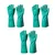 Gravitech Pack of 3 Pairs GI-1000 Nitrile Gloves - 100% Nitrile, Flock Lined, Cut & Puncture Resistant, EN Certified