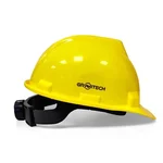 Gravitech 'V' Corrugated HDPE Safety Helmet with Ratchet Type Adjustment for Industrial Use (STRONG CAP-R)