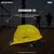 Gravitech Pack of 2 'V' Corrugated HDPE Safety Helmet with Ratchet Type Adjustment for Industrial Use (STRONG CAP-R)