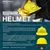Gravitech Pack of 2 'V' Corrugated HDPE Safety Helmet with Ratchet Type Adjustment for Industrial Use (STRONG CAP-R)