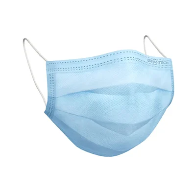 Gravitech Pack of 50 3 Ply Surgical Face Mask with Meltblown Filter, Nose Pin & Ear Loops, BFE ≥99.99%