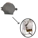 Chamber of 1 HP Gravy Machine With Stainless Steel Body