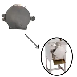 Chamber of 1 HP Gravy Machine With Stainless Steel Body