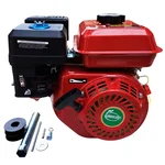 Greenleaf 196CC 6.5 HP 4 Stroke Single Cylinder Air Cooled Recoil Start Petrol Engine With Accessories, 3.6L Fuel Tank