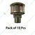 High Quality Mild Steel Material Grease Cup used in HTP Pump (Pack of 10 Pcs)