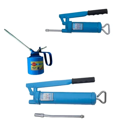 Taparia Grease Gun Combo GGL 20C GGL 30C and OC 12 Half Pint Oil Can for Industrial and Automotive Use