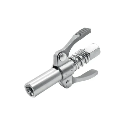Premium Quality Grease Gun Coupler, Double Handle Quick Lock Release Grease Tips Ends Couplers(Pack-1 pc)