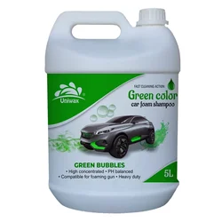 Uniwax 5L Green Color Car Foam Shampoo, Fast Cleaning Action