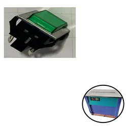 10 Pcs Green Feed Button for Strapping Machine