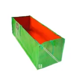 Greeno Biotech HDPE UV Treated Terrace Gardening Grow Bags - Pack of 2 (Green, 3ft x 1ft x 1ft)