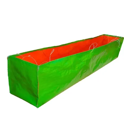 Greeno Biotech HDPE UV Treated Terrace Gardening Grow Bags - (Pack of 2) (6ft x 1ft x 1ft)