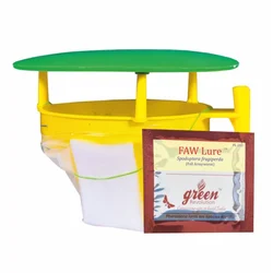 Green Revolution Highly Effective Funnel Insect Trap with FAW Insect Lure(Pack-10 pcs)