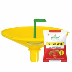 Green Revolution Highly Effective Water Pheromone Trap with TU-TOM Pheromone Lure(Pack-5 Pcs)