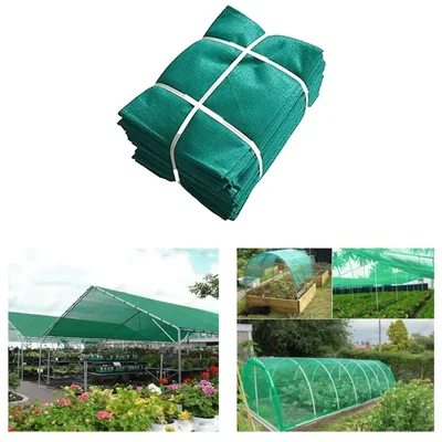 High Quality 90 % UV Sunlight Protected Green Shade Net | Suitable for Home, Garden, Nursery(Size-2.5 meter x 50 meter)