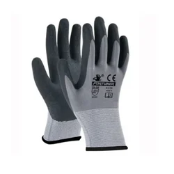 Fortuner Grey On Black Crinkle Latex Coated Gloves Provide Excellent Protection Against Abrasions & Light Chemicals(Pack-1 pair)