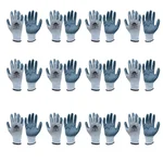 Delight Pack of 12 MNP24-WG Premium Grey Nitrile Palm Coated Gloves