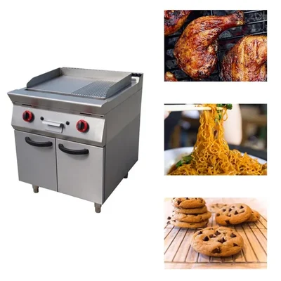 Commercial Stainless Steel Griddle Plate Standing