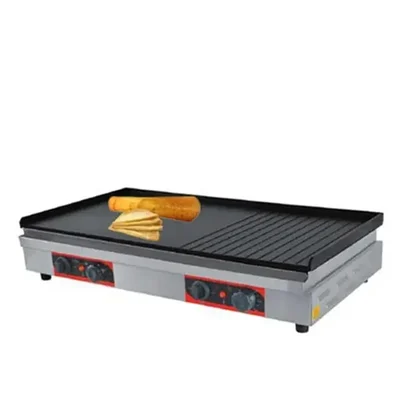 Akasa GP 2815 GR Electric Griddle Plate, 28 x 15 inch Plate, 3600W