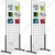 KTG Heavy Duty Grid Rack, Floor Standing Frame With 3 feet T Base Stand(Size-12 x 36 inch)