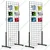 KTG Heavy Duty Grid Rack, Floor Standing Frame With 4 feet T Base Stand(Size-36 x 36 inch)