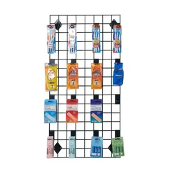 ALIJA 48 x 24 Inch Grid Wall Mesh With 10 Pieces Hook For Multipurpose Use(Size-AfmBOoruBhGz3Dx-evcaKg5R9pupvJEvI7Fxz12WwGs_urWU9uGH1ufq)