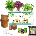 Ecofynd GROWKIT006-103 3 in 1 DIY Grow Kits - Red Amaranth, Spinach & Coriander, Gardening Kit For Home And Garden