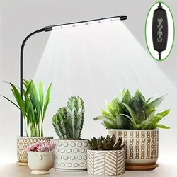 Ecofynd Kaira Grow Light for Indoor Plants, 5 Watt LED Artificial Sunlight for Plants, 1.7M Wire (Black)