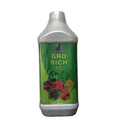 Zeal Biologicals Grow Rich 52 Liquid organic NPK fertilizer | 1 Liter