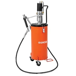 Groz 15 Kg Portable Air Operated Grease Pump Bucket (BGRP/15)