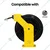 Groz 15m Long 1/4 Inch Grease High Pressure Hose Reel (HR/GR/15M/1-4/B)