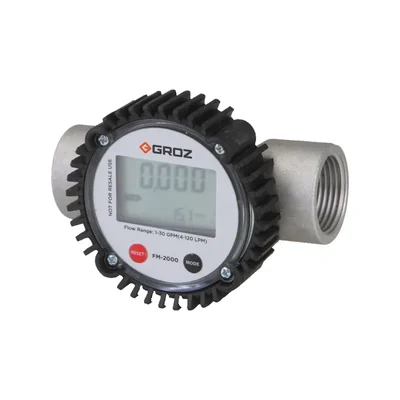 Groz Professional 1 Inch Digital Fuel Meter (FM/2000/0-1/BSP)