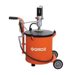 Groz 30 Kg Portable Air Operated Grease Pump Bucket (BGRP/30)