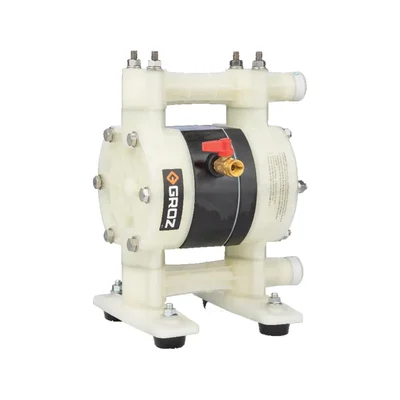 Groz 45 LPM Santoprene Air Operated Double Diaphragm Pump (AODD/1-2/FPS/N)