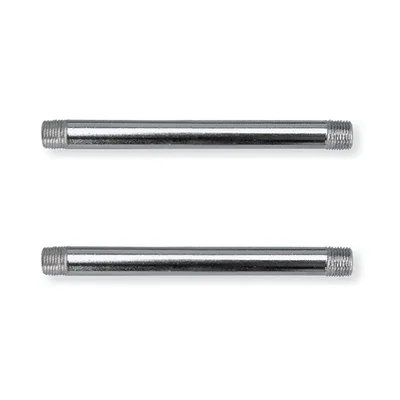 Groz 2 Pcs 4 Inch/100mm Steel Extension for Grease Gun (GSP/4/B)