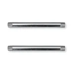 Groz 2 Pcs 4 Inch/100mm Steel Extension for Grease Gun (GSP/4/B)