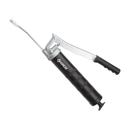 Groz 500 gm Four Jaw Coupler Heavy Duty Lever Grease Gun (G1R/HD/B)