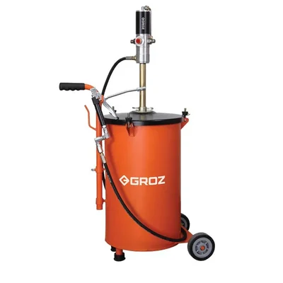 Groz 50 Kg Portable Air Operated Grease Pump Bucket (BGRP/50)