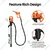 Groz Portable Electric Oil Pump with EU Socket Power Adapter (EDR/55T/AC/EU)