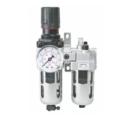 Groz 500 lpm Filter Regulator & Lubricator (FRCLM136134-S/WG)
