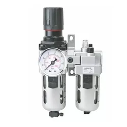 Groz 500 lpm Filter Regulator & Lubricator (FRCLM136134-S/WG)