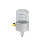 Groz 1-2 Psi Grease Feeders, Polycarbonate Bowl With Aluminium Base (GFD/PA/2/B)