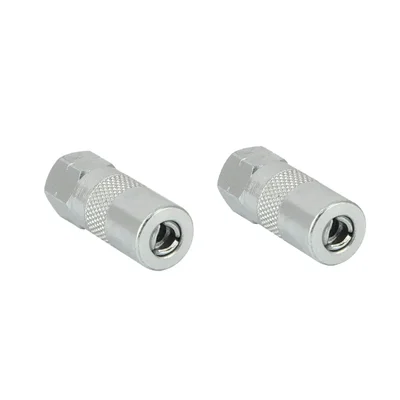 Groz 2 Pcs 3 Jaw Grease Gun Coupler With Ball Check (HC/14/3/B)