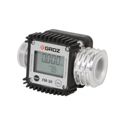 Groz Heavy Duty 300 Psi Max. Pressure Mechanical Diesel Meter (FM/20/0-1/BSP)