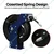 Groz 15m Long 3/8 Inch Oil Medium Pressure Hose Reel (HR/OL/15M/3-8/B)